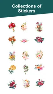 Watercolor Bouquets Stickers screenshot 4