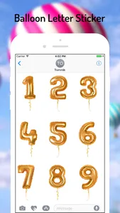 Balloon Letters Sticker screenshot 0