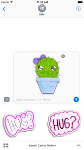 Kawaii! Cactus Stickers screenshot 2