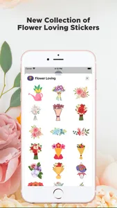 Flower Loving Stickers screenshot 1