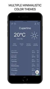 Minimalistic Weather App screenshot 4