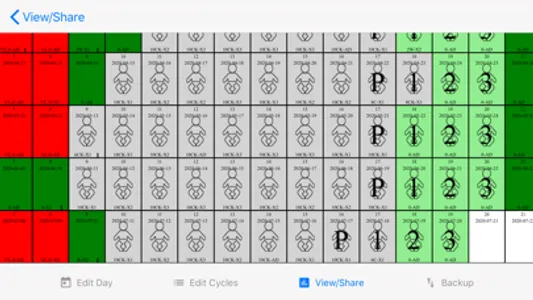 NFP Fertility Charting screenshot 0