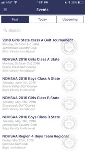 NDHSAA Golf screenshot 2