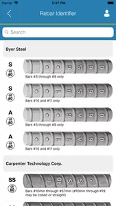 CRSI Rebar Reference screenshot 1