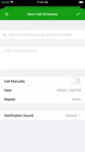 Call Scheduler and Reminder screenshot 1