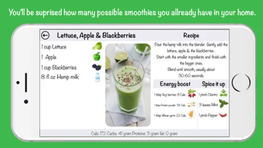 Personal Smoothie Chef Vegan screenshot 5