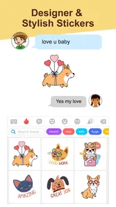 Pomeranian Puppy Stickers Cute screenshot 2