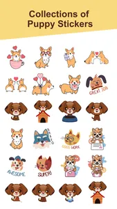 Pomeranian Puppy Stickers Cute screenshot 4