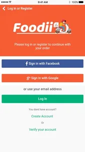 Foodii Food & Grocery Delivery screenshot 1