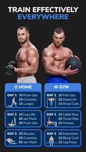 Workouts For Men: Gym & Home screenshot 2