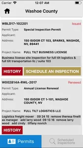 Washoe Building Inspection screenshot 2