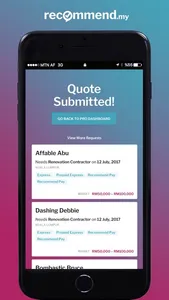 Recommend.my for Service Pros screenshot 2