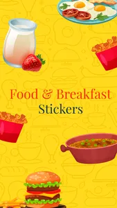 Food n Breakfast Stickers screenshot 0