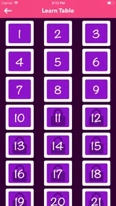 LearningTable - Times Table screenshot 1