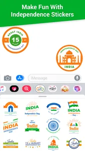 Independence Day Sticker 15Aug screenshot 3