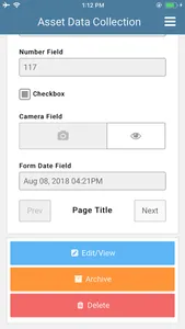 Asset Data Collection screenshot 2