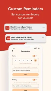 Blood: Period & Cycle Tracker screenshot 3