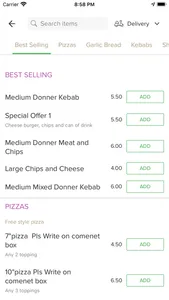 Adams Pizza & Kebab screenshot 1