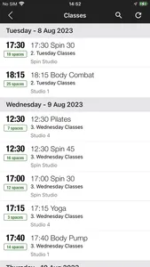 Newcastle University Sport App screenshot 2