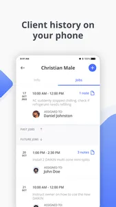 FieldVibe: Job scheduling app screenshot 2