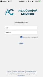 Aqua Comfort: Wifi Pool Heater screenshot 0