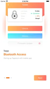 Tapplock Enterprise User screenshot 2