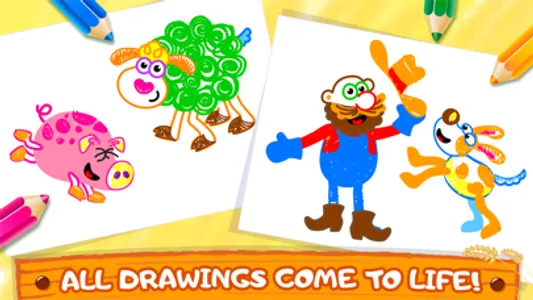 Bini Coloring & Drawing Games screenshot 3