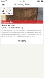 Lane Taylor Auction screenshot 3