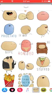 Potato Sticker Pack screenshot 1