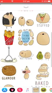 Potato Sticker Pack screenshot 2