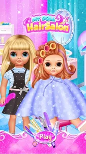 Little Girls Doll Hair Salon screenshot 0