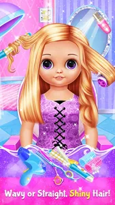 Little Girls Doll Hair Salon screenshot 2