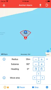 Anchor Alarm / Watch screenshot 2