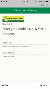 KVB - DLite & Mobile Banking screenshot 1