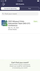 MO Behavioral Health Events screenshot 1