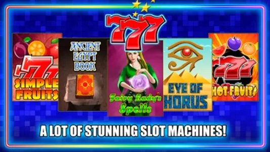 Multislot 777 slot machines screenshot 1