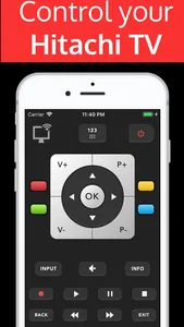 Hitamote : hitachi remote tv screenshot 0