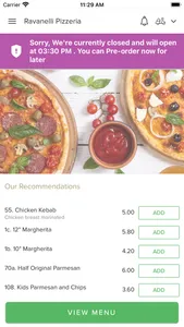 Ravanelli Pizzeria screenshot 1