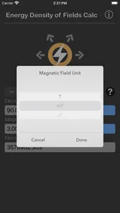 Energy Density of Fields Calc screenshot 4