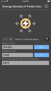 Energy Density of Fields Calc screenshot 6