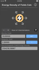 Energy Density of Fields Calc screenshot 8