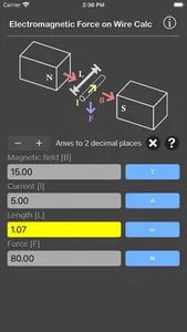 Electromagnetic Force on Wire screenshot 8