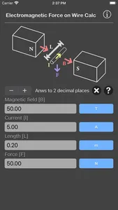 Electromagnetic Force on Wire screenshot 9