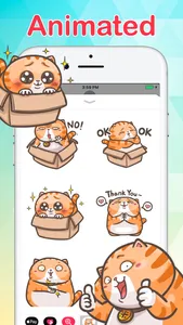 Chubby Cat Stickers Animated screenshot 0