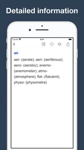 Word Root Dictionary screenshot 2