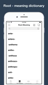 Word Root Dictionary screenshot 3