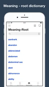 Word Root Dictionary screenshot 6