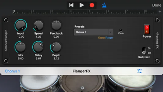 Flanger AUv3 Plugin screenshot 1