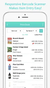 Price Book-Track Grocery Price screenshot 0