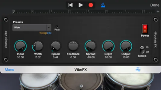 Vintage Vibe AUv3 Plugin screenshot 1